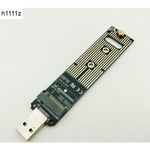 Portable High Performance NVME to USB Adapter M.2 SSD to Type-A Card USB 3.1 Gen 2 Bridge Chip to M2 SSD Key M for Windows XP/7
