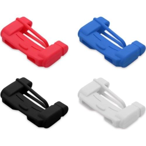 Silicon Car Safety Belt Buckle Car Condom Protective Cover For Kia Rio K2 Sportage 2017 2018 Ceed Optima K5 Cerato Sorento