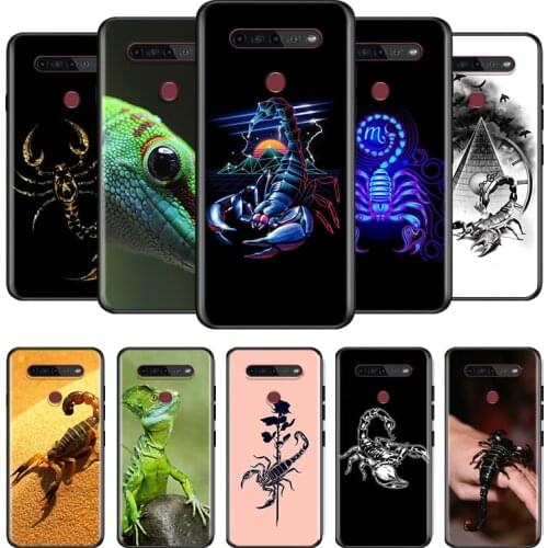 Scorpion lizard animal For LG G8 V30 V35 V40 V50 V60 Q60 K40S K50S K41S K51S K61 K71 K22 ThinQ 5G Phone Case