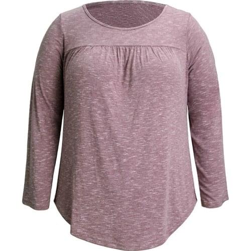 Spring Autumn Loose Casual Plus Size Tops long sleeve blouse women shirt Solid long sleeve Blusas Femme