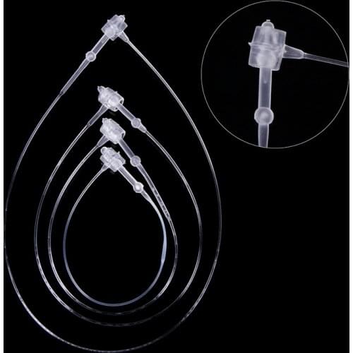 1000pcs Transparent Loop Locks Plastic Pins Security Tag Label Tags Fasteners Garments Accessories