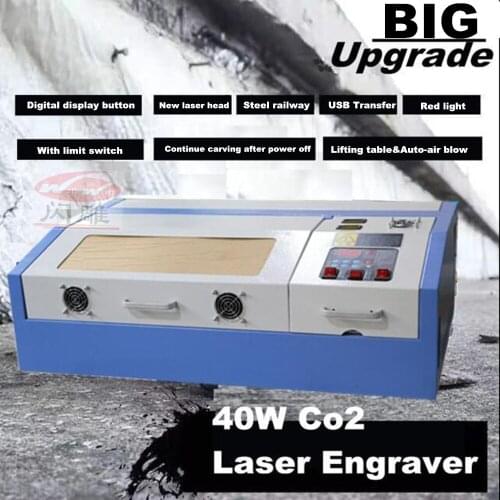 40W laser cutter Co2 laser Engraving Machine /cutting machine mini laser Engraver/Marker 220V/110V