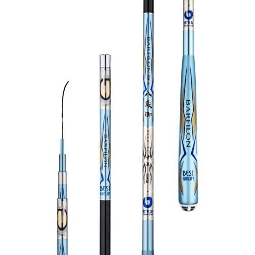 BARFILON New arrived carp fishing rod super slim ultra-light 28 tone3.6/3.9/4.5/4.8/5.4/6.3/7.2M carbon taiwan fishing rod
