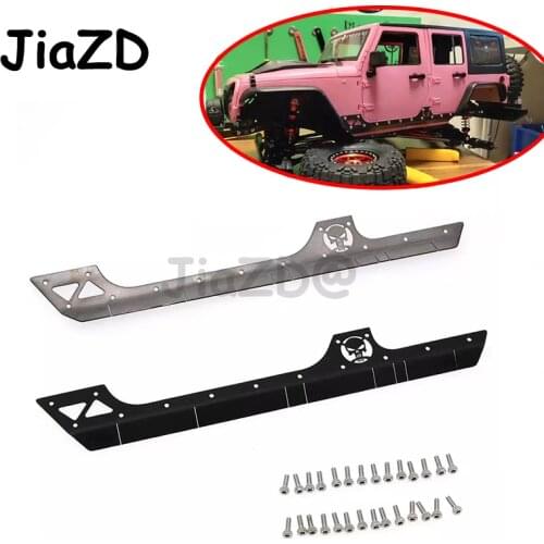 2pcs Wrangler side skirt surround for SCX10 90046 90047 YK4102 YK4103 simulation Crawler Model Cars 313 wheelbase Y09