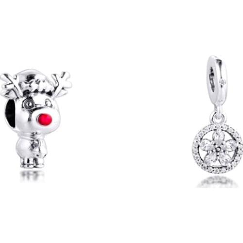 Bracelets Pendant Free Shipping Christmas Gift Birthday 2020 Jewellry Hot Sale 100% Real Silver S925 Charm for Women