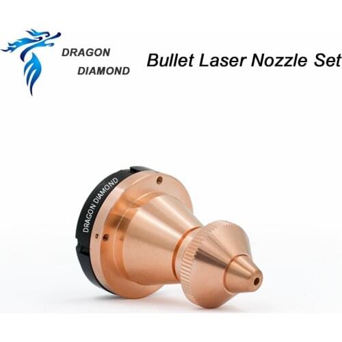 Bullet Laser Nozzle Laser Base Single/Double Layer Caliber 1.0 - 4.0 For Fiber Laser Cutting Head Welding Machine 1064nm