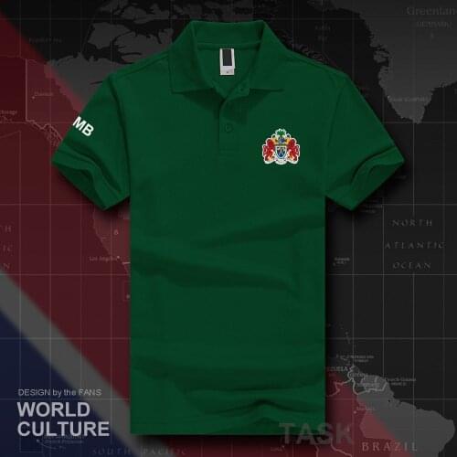 Republic of The Gambia GMB Gambian GM polo shirts men short sleeve white brands printed for country 2018 cotton nation team 20