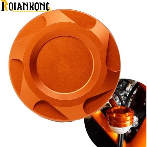 Motorcycle CNC Radiator Water Pipe Cap Cover Automotive Parts Brake Fluid Reservoir Cap For 200 390 2014-2017