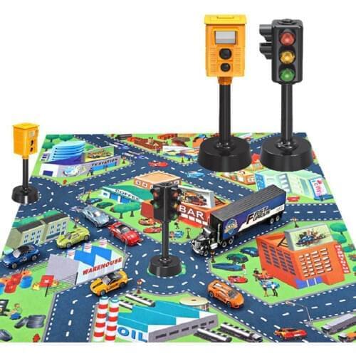 Mini Traffic Signs Light Speed Camera Model With Music LED Education Kids Toy Perfect Gift For Birthdays Holidays