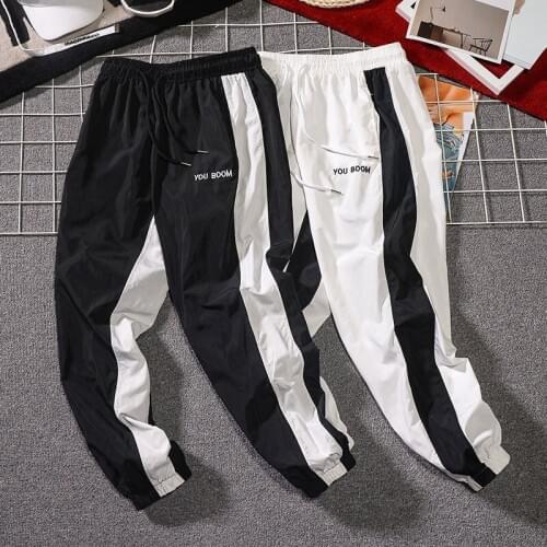 Summer New Men Casual Pants Japan Style Trend Male Drawstring Trousers Mens Street Hip Hop Sweatpants