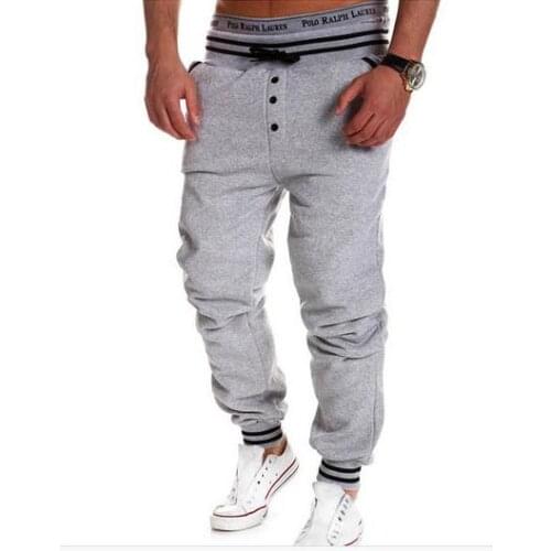 NEW 2020 Outdoor Sport Loose Elastic Waist Jogging Jogger Thin practise Running Pants Men Spring Basketball Long Trousers Mens