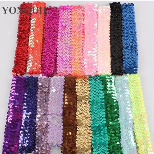 New 19 Colors Avaliable 2.5CM Width Women Glitter Headband Headband Girl Headpiece Headwear DIY Hair Accessories 100Pcs/Lot