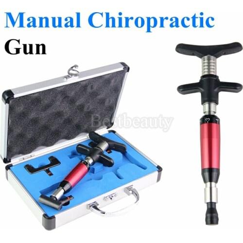 New Manual Chiropractic Adjustable Gun Correct The Spine CorrectionalChiropractic Adjusting Tool Top Quality Relaxation Massage