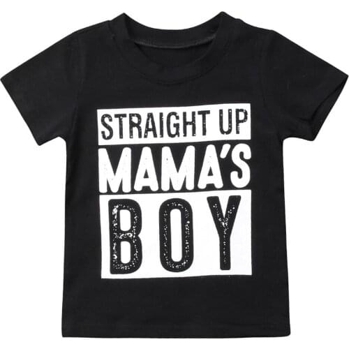 1-6Y Summer Baby Boy Kids Cotton T-shirt Casual Short Sleeve Toddler Clothes Tops