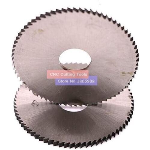 1PCS HSS milling cutter 40mm/50mm/60mm/75mm/80mm/100/125mm 0.2-4.0mm thickness,Slotting cutter,saw blade milling cutter pin tool