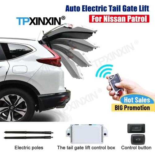 Easy To install Smart Auto Electric Tail Gate Lift for Nissan Patrol 2012-2019 With Remote Control Drive Seat Button Control Set
