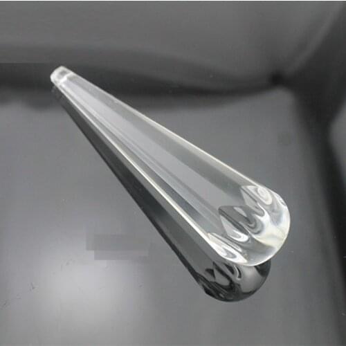 18pcs/lot 100mm 4" eight facet clear microphone shade Chandelier Crystal DIY Pendant crystal lighting accessories
