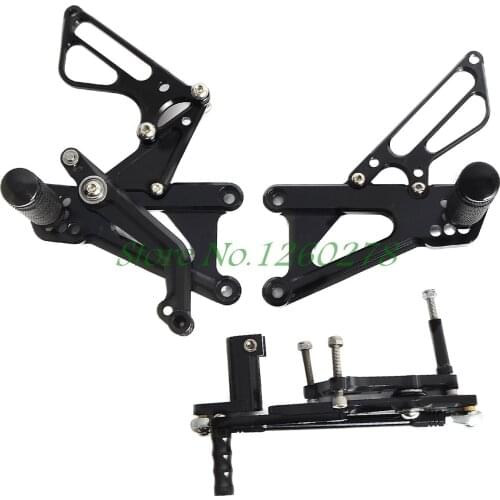New CNC Billet Racing Adjustable Rearset Foot Pegs Rear Sets For Triumph Daytona 675 2006 2007 2008 2009 2010 2011 2012