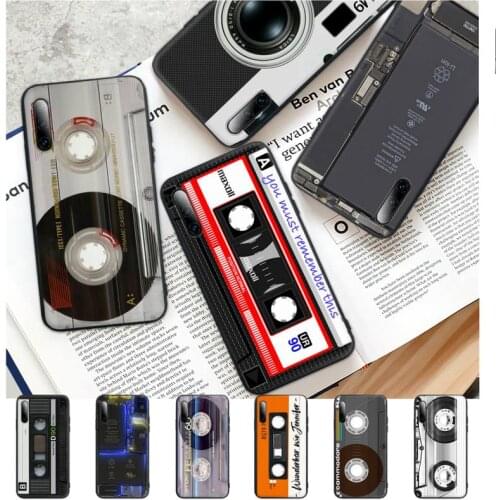 Retro Vintage Camera Cassette Music Phone Case For Samsung Galaxy S9 S10 S20 S21 S30 Plus Ultra S10e S7 S8 Silicone Cover