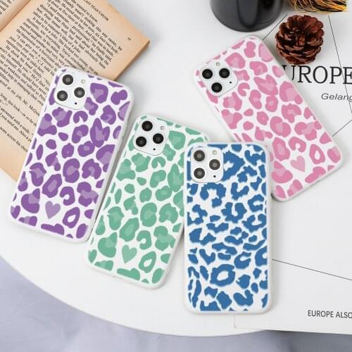 Luxury Leopard Painted Case for Xiaomi Redmi K30S K20 Poco X3 Pro F3 Note 10 9 8 6 Pro 8T 8 7 5 Mi 11 Ultra 9 Lite Colorful Cell