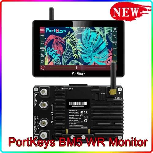 Portkeys BM5III 2200nit SDI/HDMI Super Bright Camera Control w BT1 Touch Screen 5.5" Monitor Portable Monitor