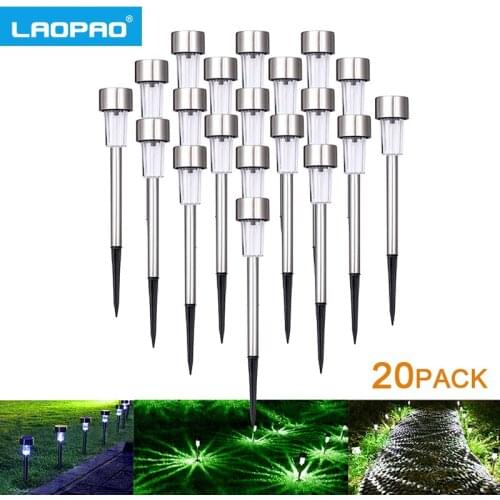 Outdoors Led Solar Lights Outdoor Solar Led Lawn Lamps Street Lighting Luminaria For Garden Decoration Solar Powered Path Lights