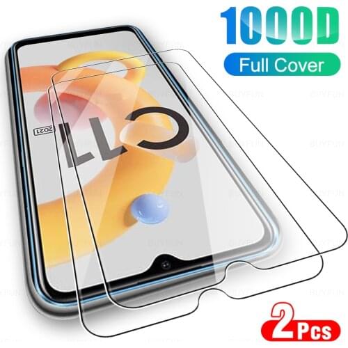 2pcs realmy c11 glass tempered glasses realmi c21 2021 6.52" anti-scratch screen protectors film for oppo realme c11 c 11 glas