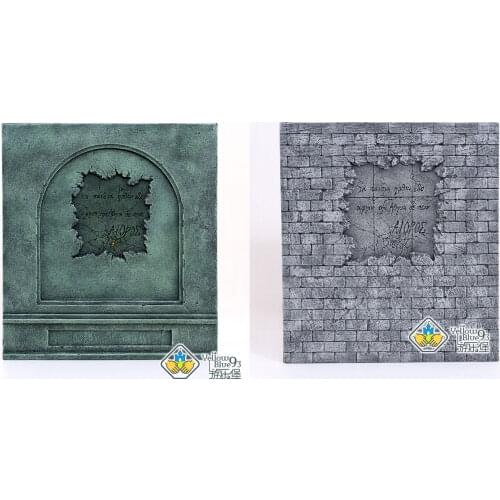 Amusement Castle Saint Seiya Sagittarius Aiolos Last Words Background Wall Resin Scene EX Sagittarius Shrine Base Model Toys