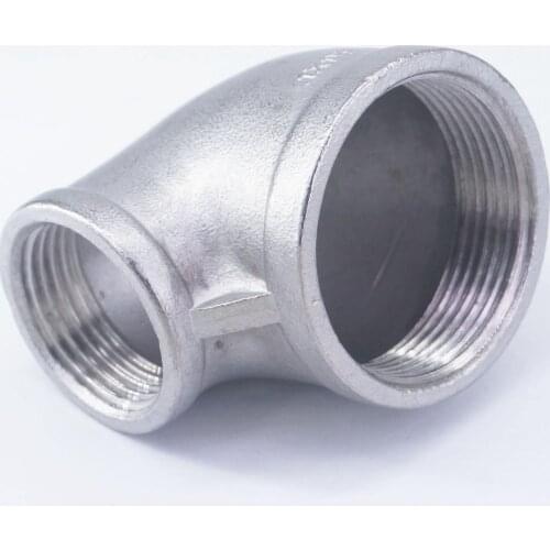1-1/2" BS To 1" BSP Female 304 Stainless Steel Reducing Elbow Connector Pipe Fitting water oil air