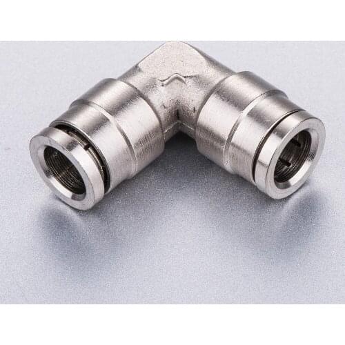 1/8" pneumatic brass union elbow fitting ,metal swivel connector