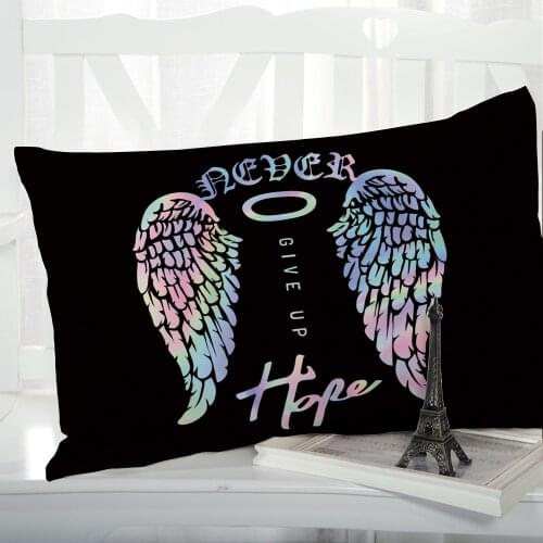 1pc Pillow cover Pillow case Luxury Bedding Pillowcase Pillowcovers decorative 50x70 Customizable size 3D Print animal wing