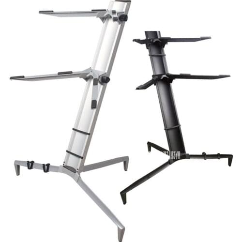 2 Layer Aluminum Alloy Digital Piano Frame Rack Music Stand Holder Height Adjustable Lightweight For Piano Performance KS Series