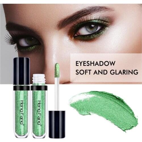 6x Shiny Glow Liquid Eyeshadow Eyeliners Glitters Makeup Eye Cosmetics