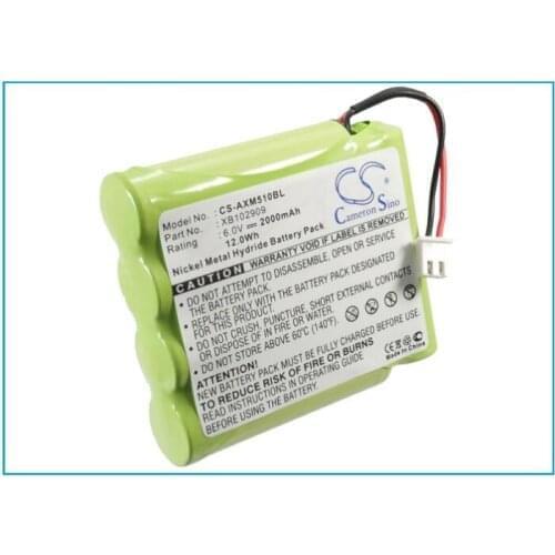 Cameron Sino 2000mAh Battery XB102909 for Axalto/Dejavoo/Gemalto/VeriFone 3W, M5,M8,Magic 3, Magic 3 M8, Magic 5100, Magic X1000