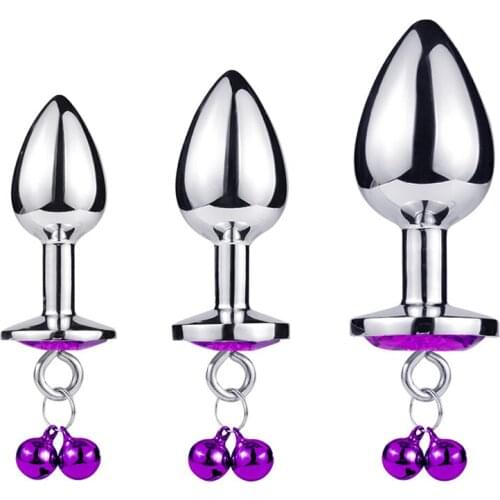 Stainless Steel Crystal Anal Toys Butt Plug Stainless Steel Anal Plug Adult Sex Products Plug Anal Prostate Sex Toys for Women