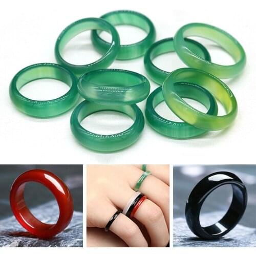 1.99 Vintage Texture Ring Womens Green Fashion Gift Ring Mens Finger Rock Jewelry Gift Accessories