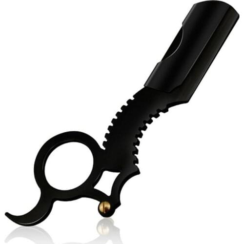 Straight Edge Barber Razor Haircut Beard Eyebrow Shaving Tool Manual Depilation Razor Hairdresser Trimming Tools