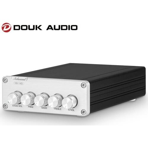 Douk Audio Mini TPA3116D2 Digital Amplifier Hi-Fi 2.1 Channel Class D Stereo Audio Bass Power Amp 2*50W +100W Subwoofer
