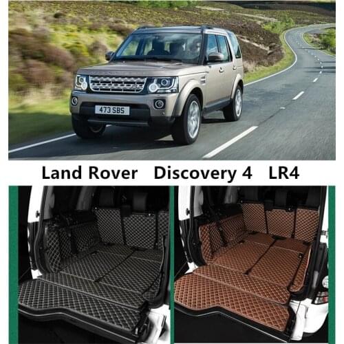 For Land Rover Discovery 4 LR4 7 Seat 2010-2016 Full Rear Trunk Tray Liner Cargo Mat Floor Protector Foot Pad Mats