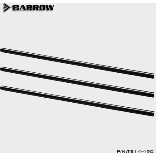 Barrow TB14-490 TSWB-14 PC water cooling 14MM double 90 prebending black metallic -plated copper tube For Water Cooling System