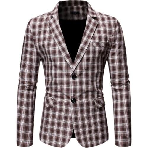 Blazer Men,Suit Male,Mens Suit,Four Seasons Mens Suit, Slim Version, Print,One Button, Pocket Decoration,Comfort Wedding Dress