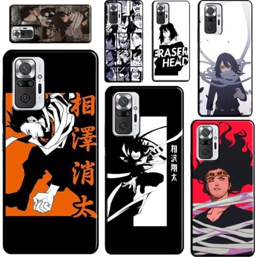Aizawa Shota My Hero Academia Soft Case For Xiaomi Redmi Note 10 8 9 Pro 8T 9S Phone Cover For Redmi 9 9A 9C 9T 8A K40
