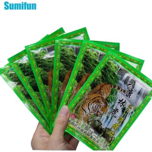 8 pcs / 1bag Tiger Balm Medical Plasters Muscular Pain Patch Chinese Meridian Stress Binder Patch Arthritis Plaster C1489
