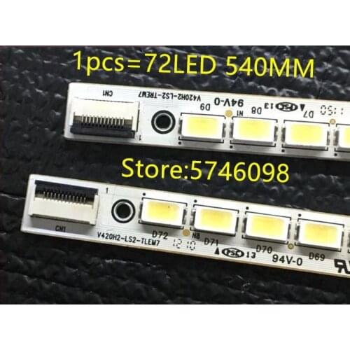 72LED 540MM LED strip for V420H2-LS2-TLEM7 V420H2-LS2-TREM7 LED42K16X3D V420H2-LS2