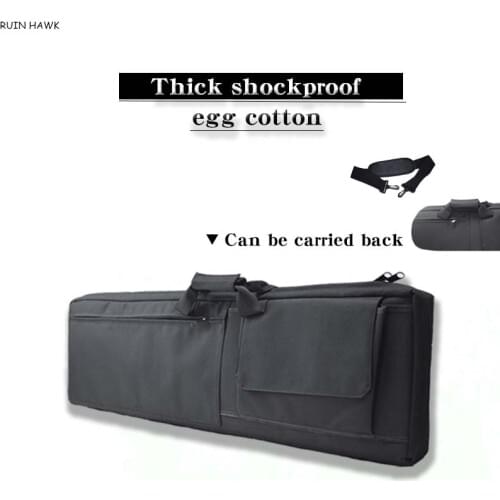 85cm / 100cm Tactical Gun Bags Hunting Airsoft Rifle Gun Carry Protection Bag Cushion Pad Sport Bag Nylon Gun Holster