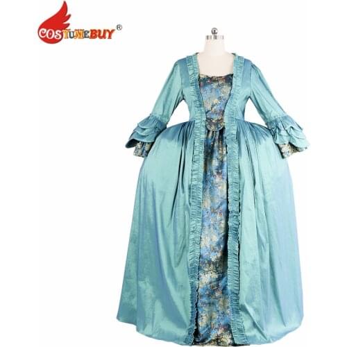 Costumebuy 18th Regency Versailles Antoinette Baroque Rococo Queen Gown Civil War Southern Victorian evening Gown Belle Dress