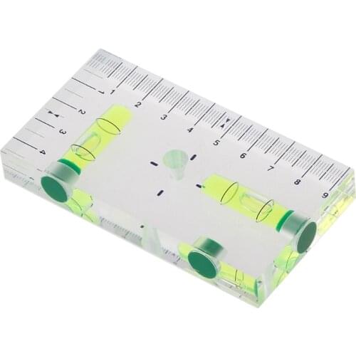 High Precision Transparent Two Direction Magnetic Level Bubble Mini Level