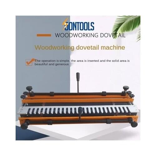 High Quality 24-inch Wood Dovetail Tenoner Woodworking Tool Dovetail Joints with 1 Semi-permeable Template+1pc Swallowtail Knife