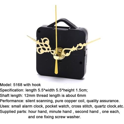 1Set Mute Clock Mechanism Battery Wall Clock Movement Mechanism Parts Replacement