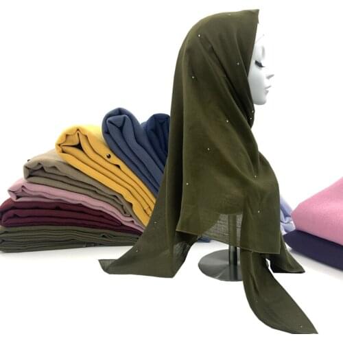 10pcs/lot Hot sale malaysia tudung bawal glitter diamond square scarf hot drilling star solid color womens scarf